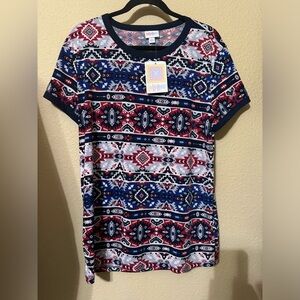 LuLaRoe Liv - Size Large. Americana Collection in time for the 4th of July